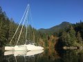 Farrier F-36:Desolation sound, now in all new paint, canvas and dodger/connector/bimini as of 2020-2024