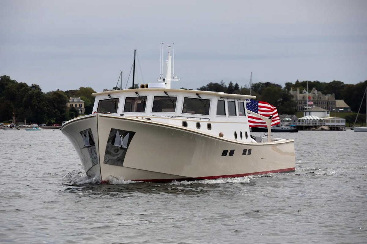 PRETTI ROSE a classic downeast Lobster Yacht