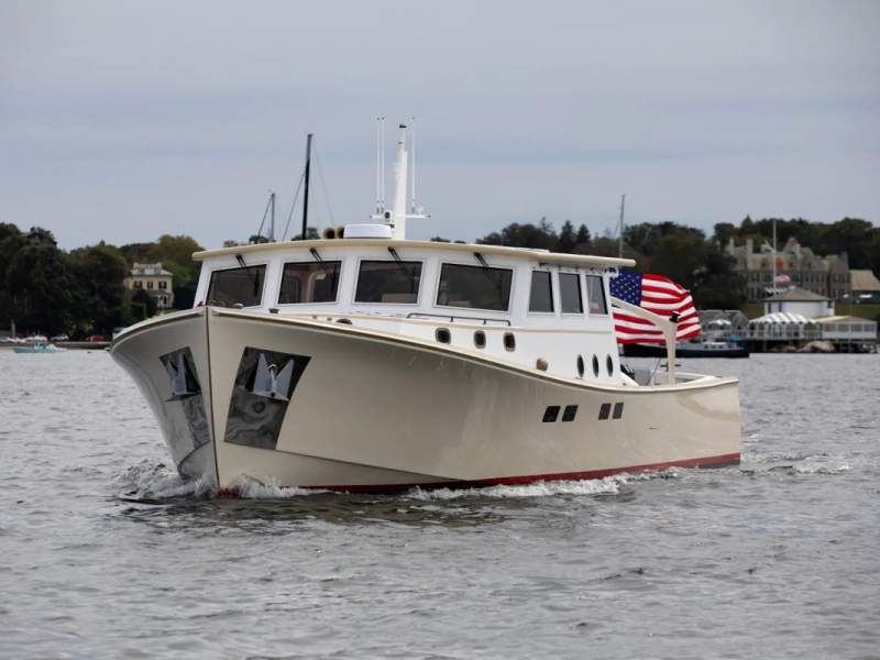 PRETTI ROSE a classic downeast Lobster Yacht