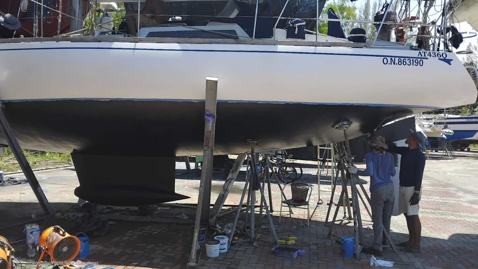 Sparkman & Stephens 44 for sale in Langkawi, Malaysia.:Steel Yacht for sale