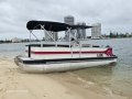 Runaway Bay Pontoon Boats 22 Twin Hull With drive on dry dock