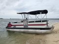 Runaway Bay Pontoon Boats 22 Twin Hull With drive on dry dock
