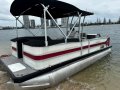 Runaway Bay Pontoon Boats 22 Twin Hull With drive on dry dock