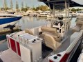Runaway Bay Pontoon Boats 22 Twin Hull With drive on dry dock