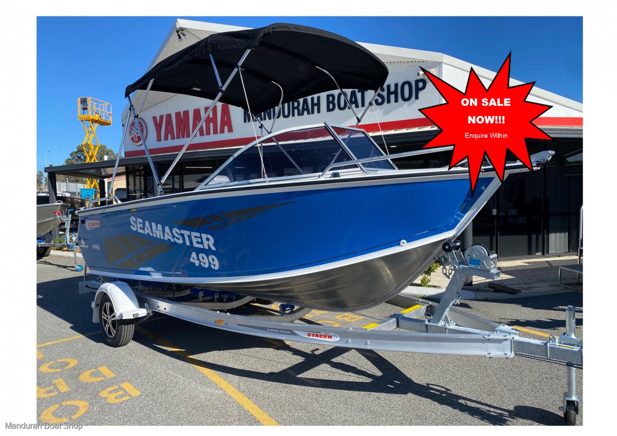 Stacer 499 Sea Master boat/motor/trailer package