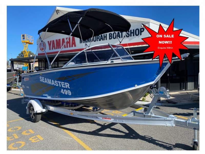 Stacer 499 Sea Master boat/motor/trailer package