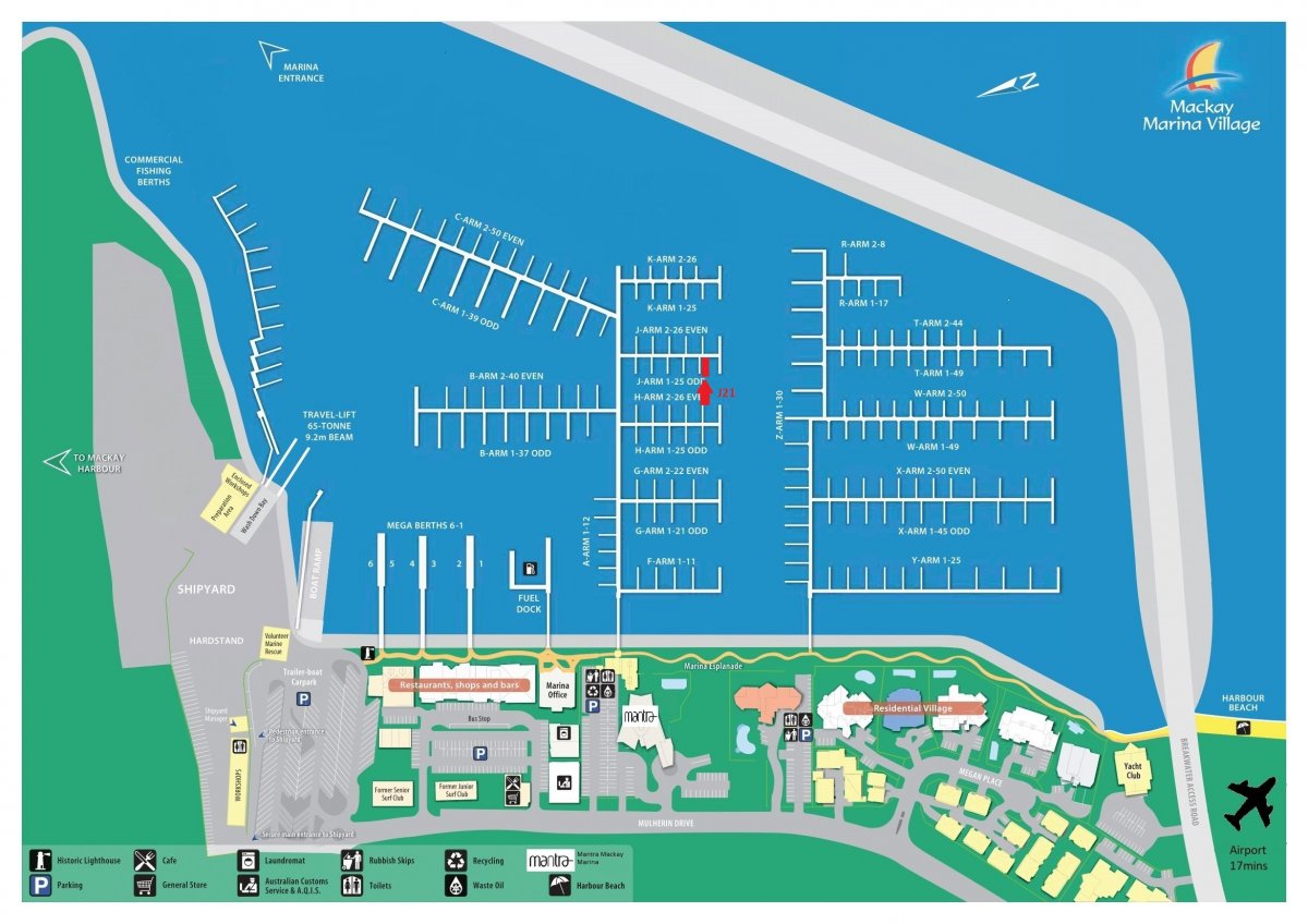 J21 - 11m Monohull Berth
