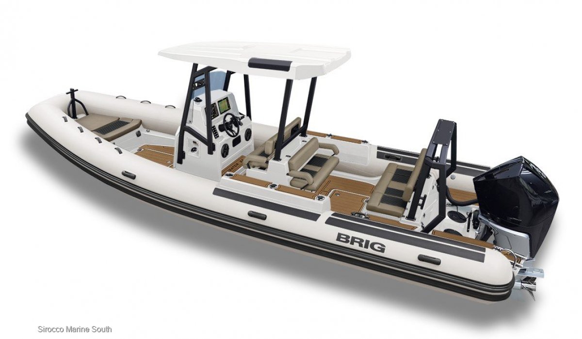 Brig Navigator 26 Fibreglass centre console rib with hypalon tubes