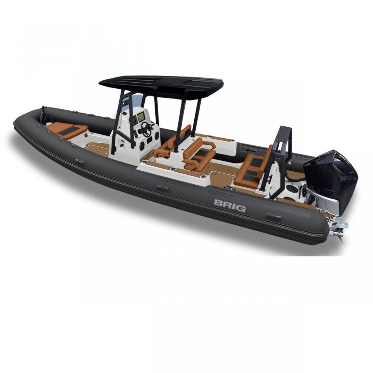 Brig Navigator 26 Fibreglass centre console RIB with hypalon tubes