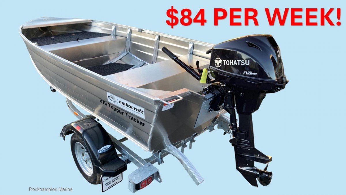 Makocraft 376 Topper Tracker + FLOOR & FRONT CAST DECK B, M, T PACKAGE IN STOCK!!