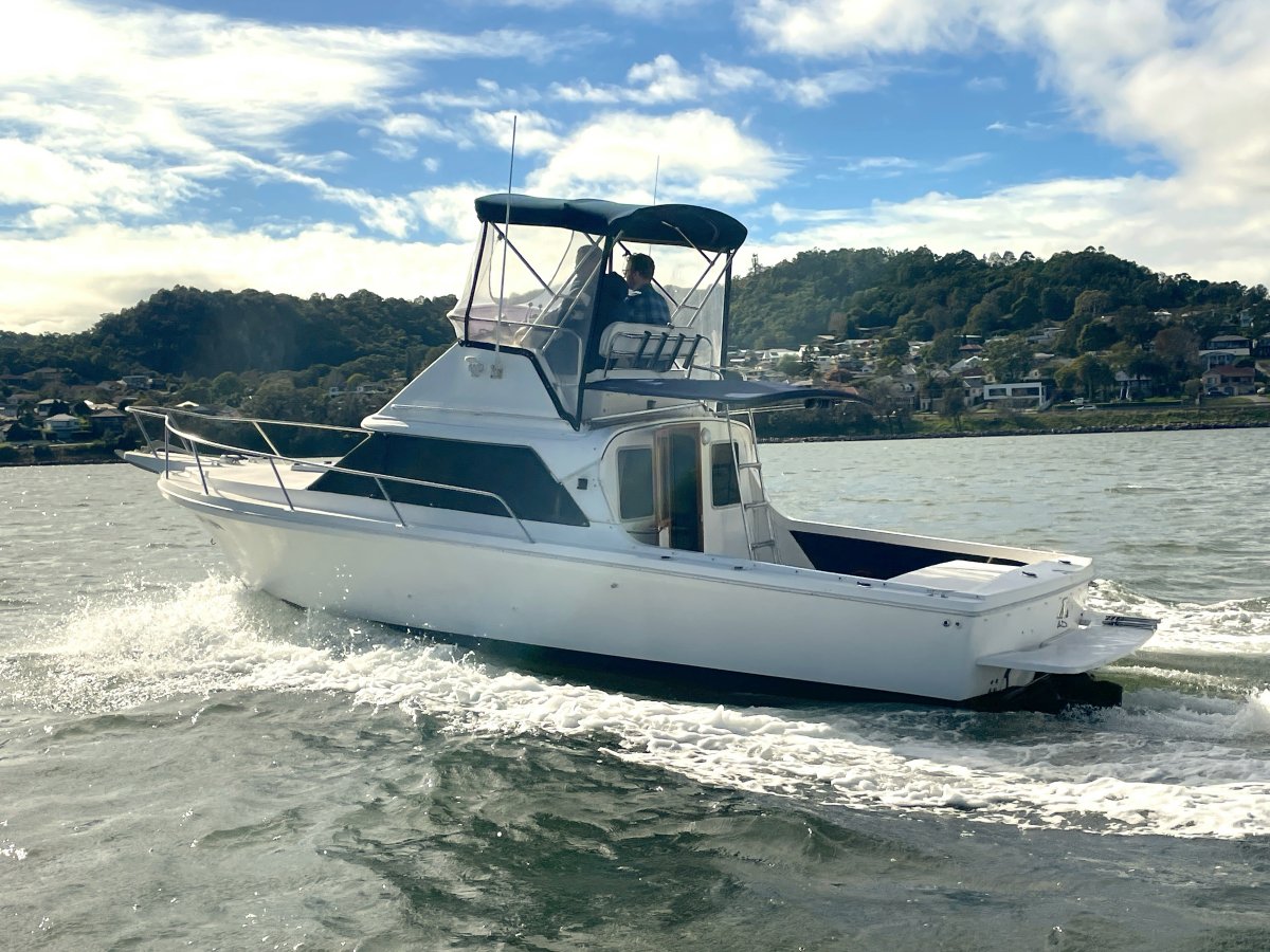 Caribbean 26 Flybridge Cruiser - Antifouled and sevice Dec 24 - Recent survey