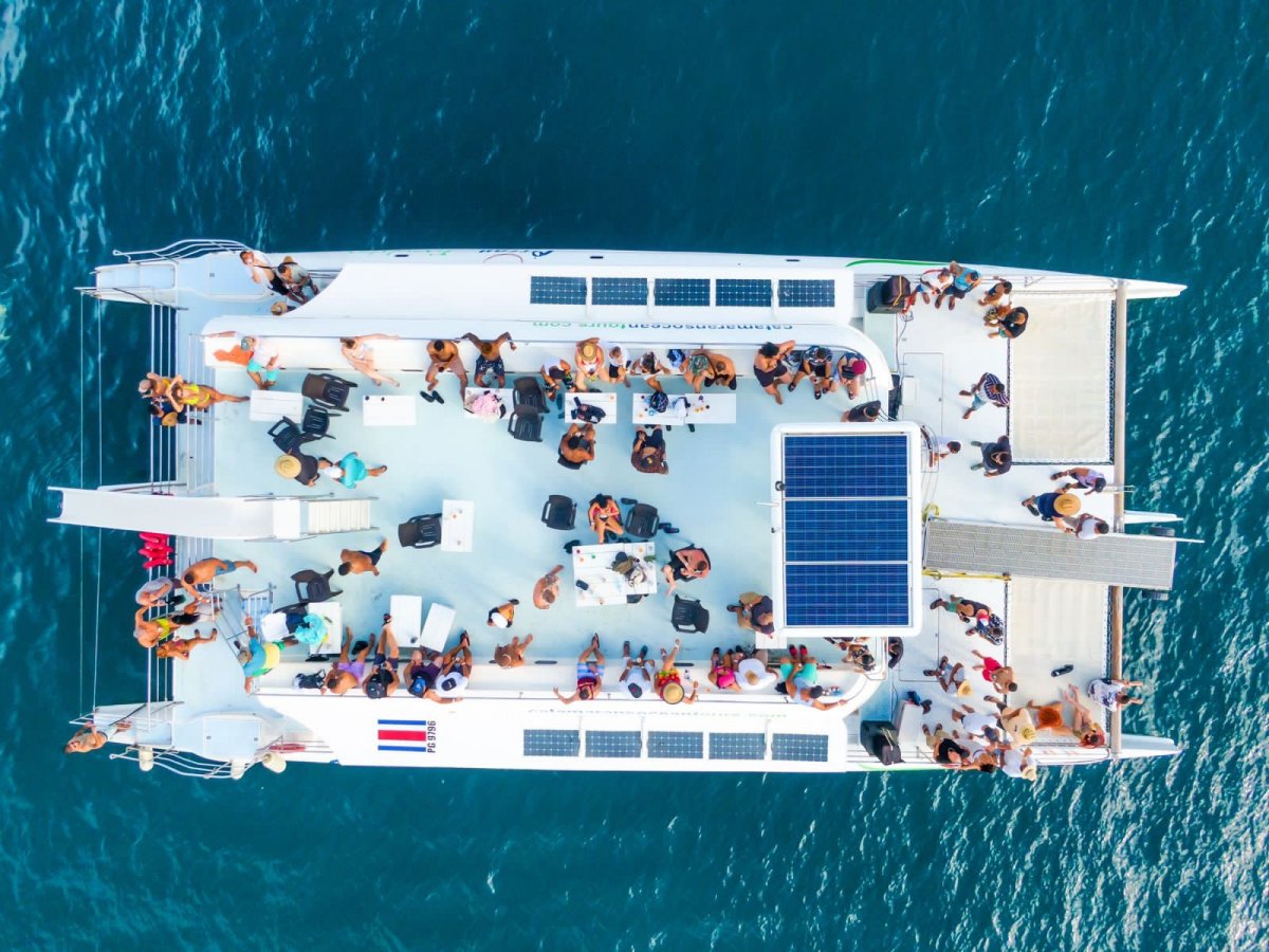 Thriving Sunset Cruise Business In Costa Rica For Sale:Trimaran Excelsior (140pax)