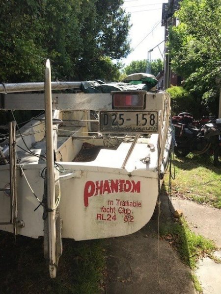 Rob Legg RL 24 Mark II Swing Keel Reg No BW316 The Phantom