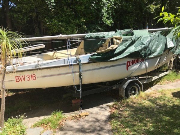 Rob Legg RL 24 Mark II Swing Keel Reg No BW316 The Phantom