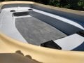 Open hull runabout day boat