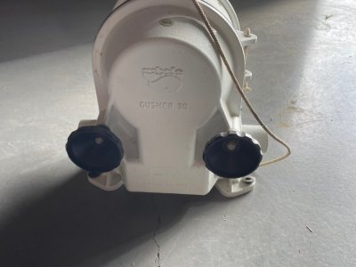 Whale Gusher double diaphragm pump