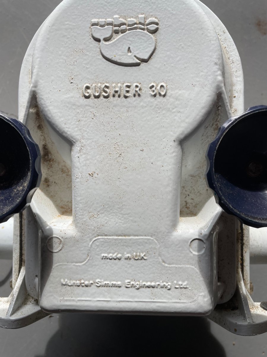 Whale Gusher double diaphragm pump