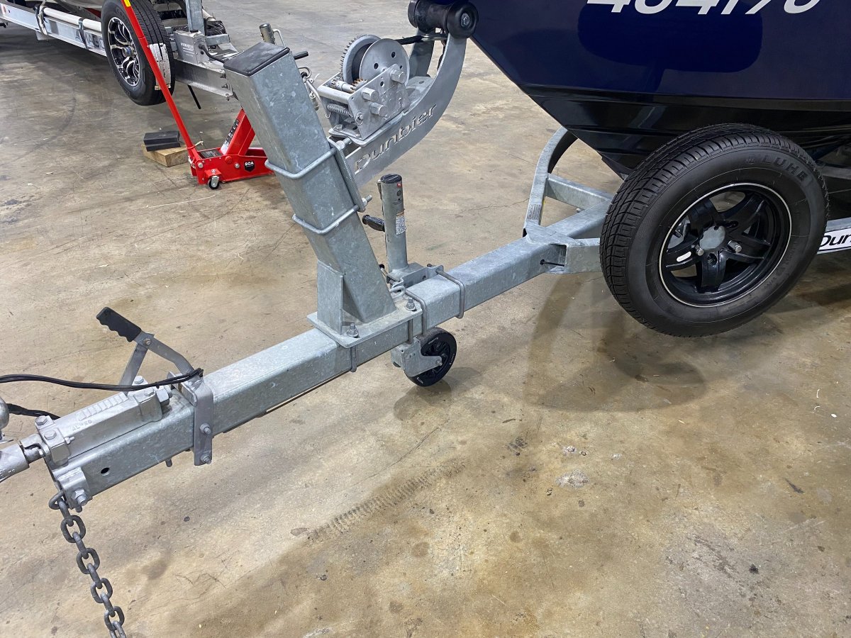 Dunbier Loader pro dual axle trailer