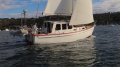 Adams 31 Pilothouse Cruising Yacht Huon Pine 'Rosie':4 Sydney Marine Brokerage Huon Pine Adams Pilot House For Sale