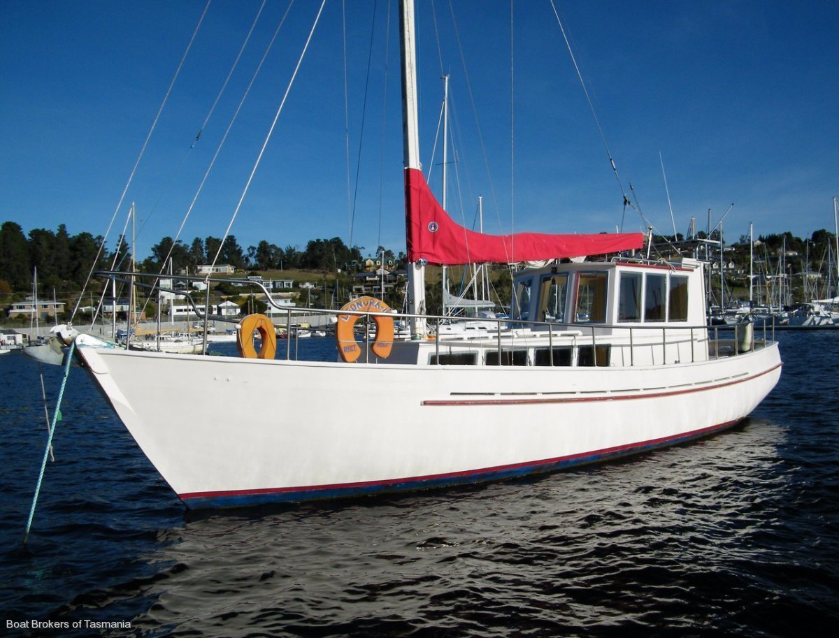 Leonora 2 Tasmanian 36' Motorsailer Boat Brokers of Tasmania