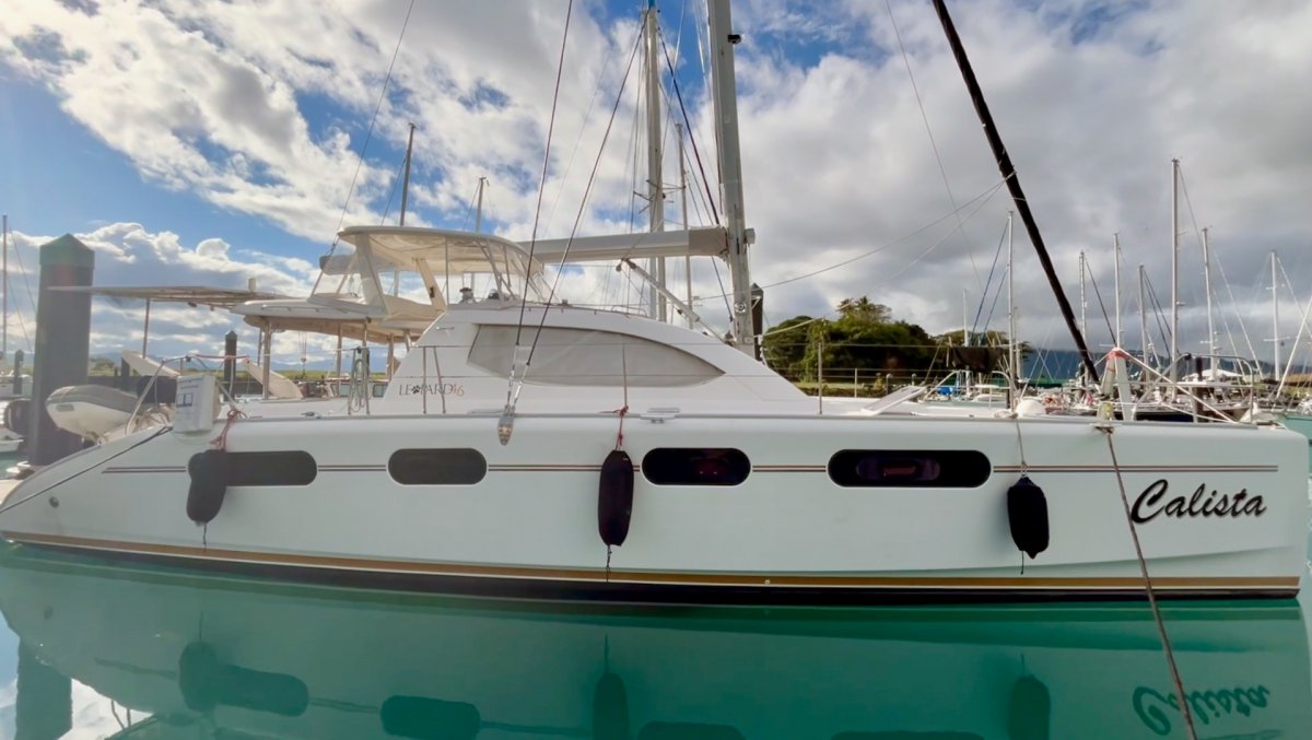 Leopard Catamarans 46 Owner's version - Set up for offshore cruising.