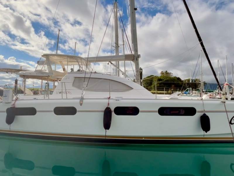 Leopard Catamarans 46 Owner's version - Set up for offshore cruising.