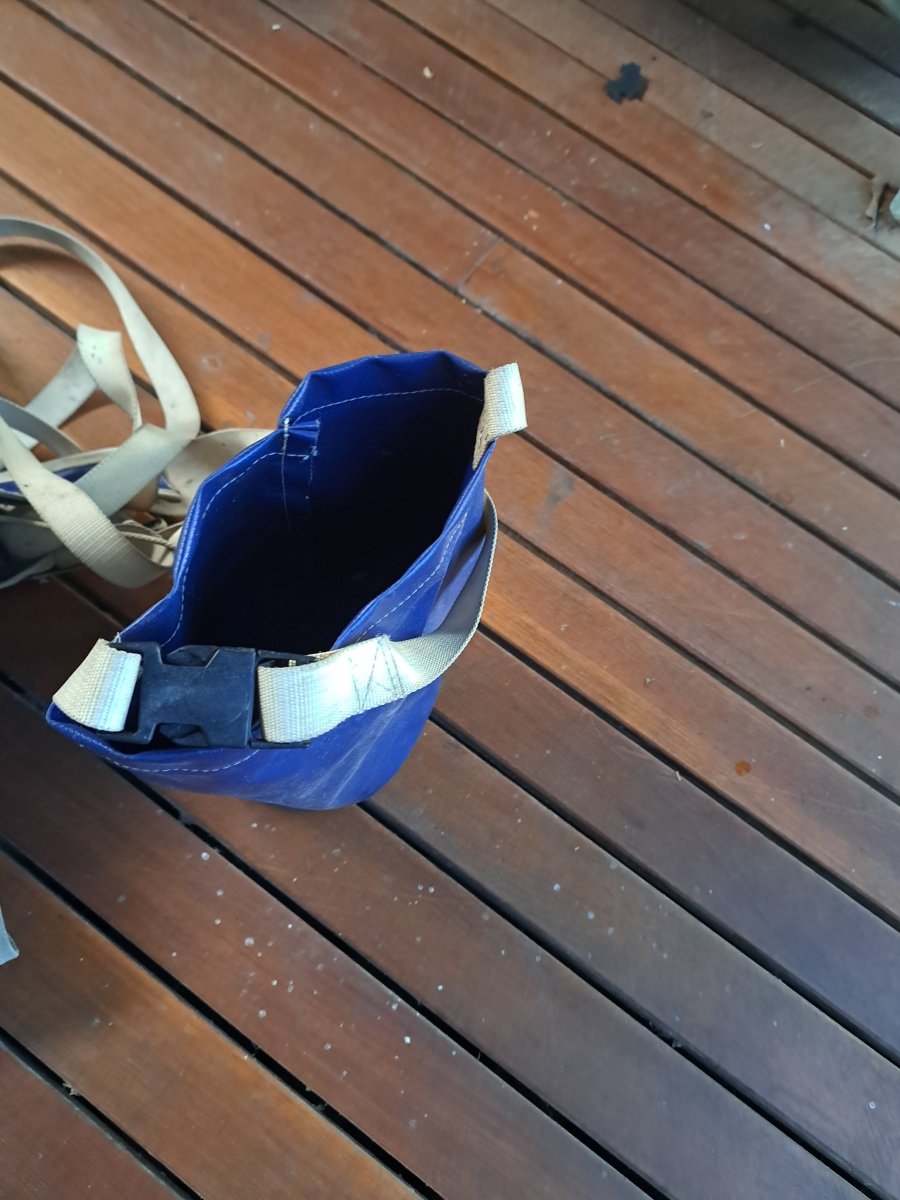 Bosun's chair with bag
