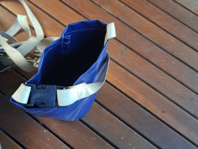 Bosun's chair with bag