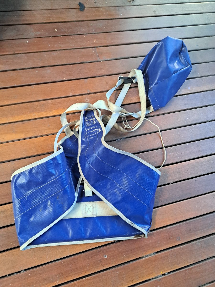 Bosun's chair with bag