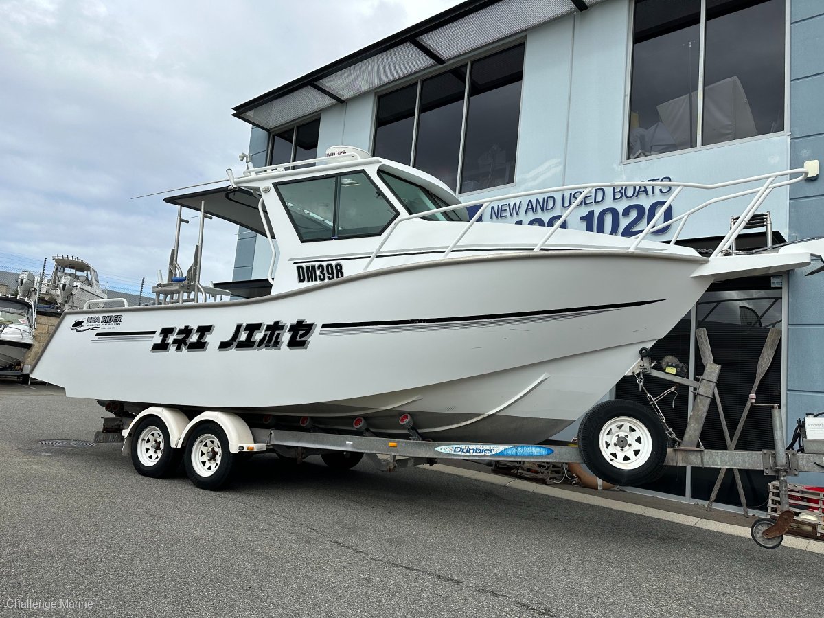 Sea Rider 6.7 Hardtop - 8mt overall huge deck space.