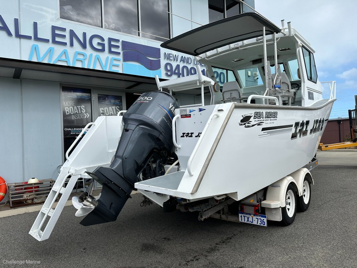 Sea Rider 6.7 Hardtop - 8mt overall huge deck space.