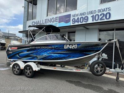 Stacer 519 Wild Rider - 2018 model with a great boat wrap.