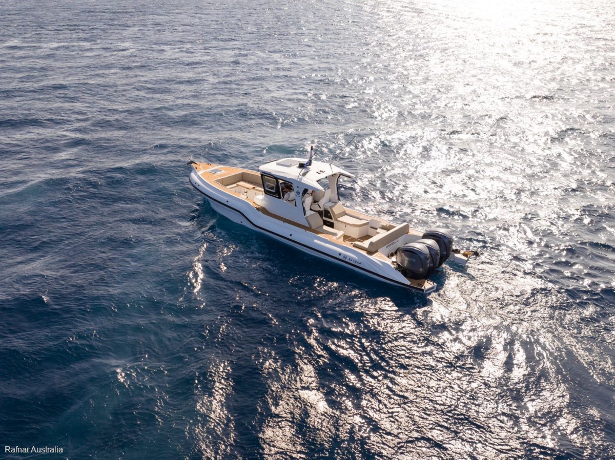 Rafnar 40 Targa with Triple V400 V10ESJ RIB