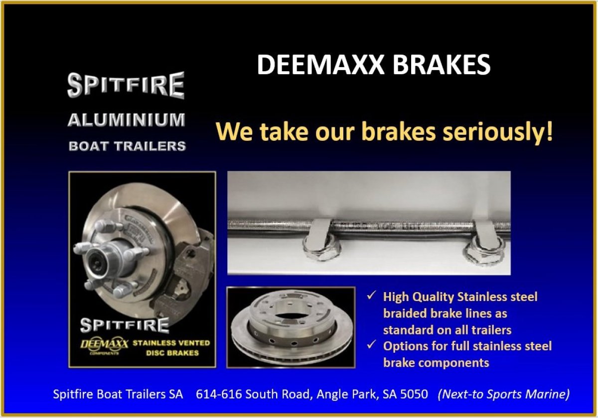 Spitfire Aluminium Boat Trailer Dual Axle 4500kg for Sale Boat