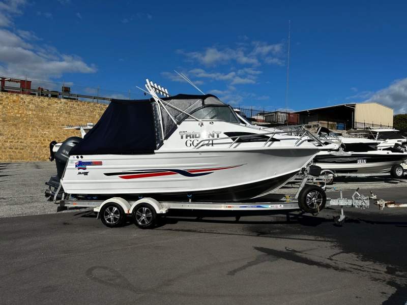 Quintrex 610 Trident AS NEW VERY 63 HRS OLD 150hp 4Str Yamaha outboard