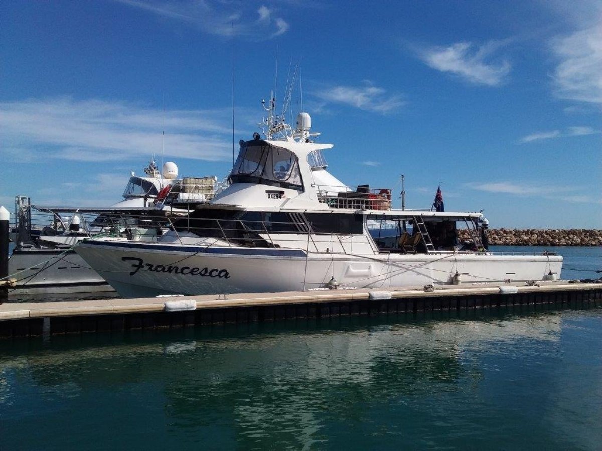 Conquest 57 Converted Cray Boat
