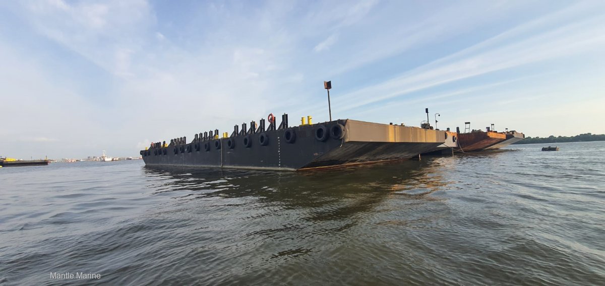54.86m x 18.28m ABS Steel Deck Cargo Dumb Barge