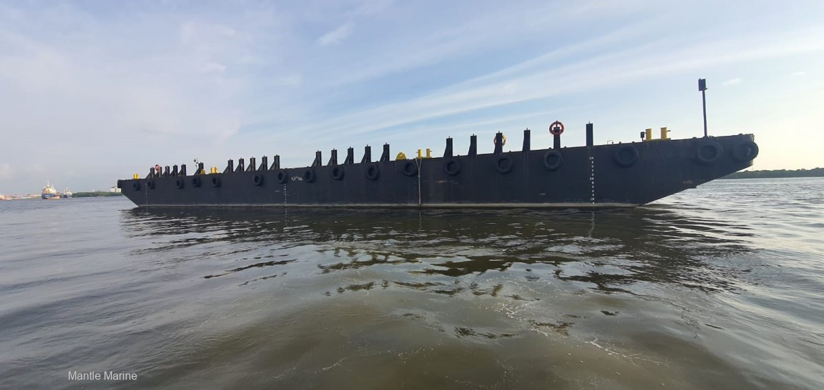 54.86m x 18.28m ABS Steel Deck Cargo Dumb Barge
