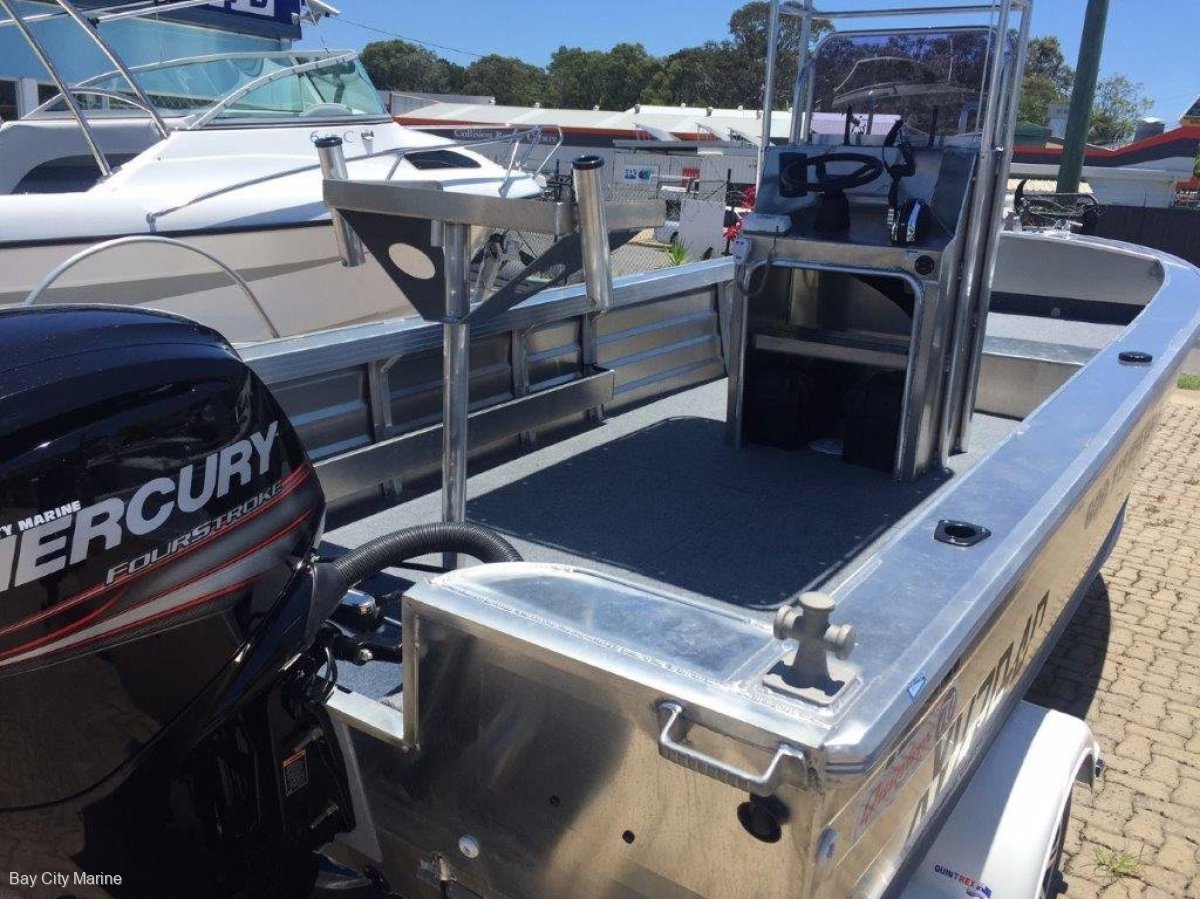New Quintrex 600 Fishseeker BCM Custom Console Mercury 75hp Tandem Alloy iBeam