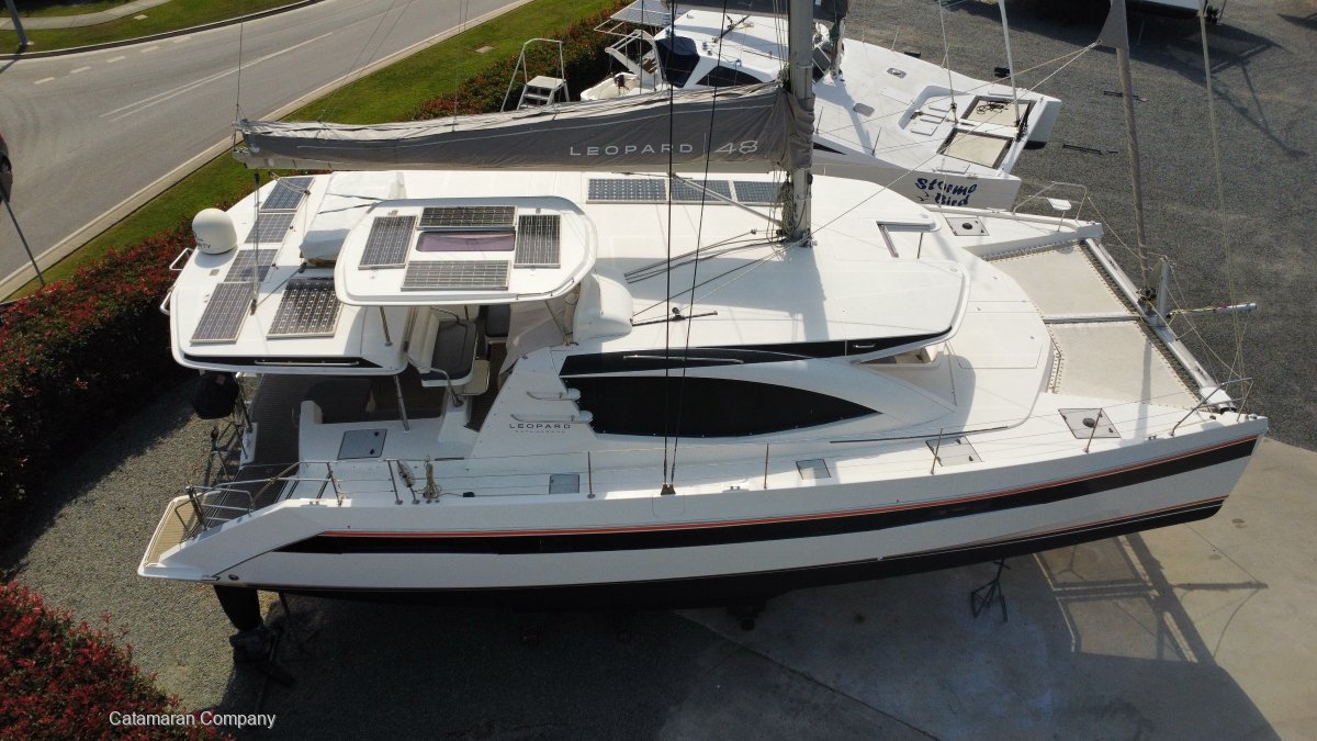 Leopard Catamarans 48 Owner's Version in Survey