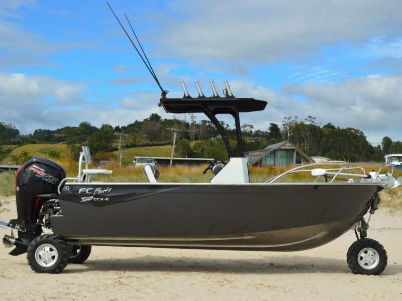 FC Boats 560 Centre Console Amphibious All Wheel Drive.