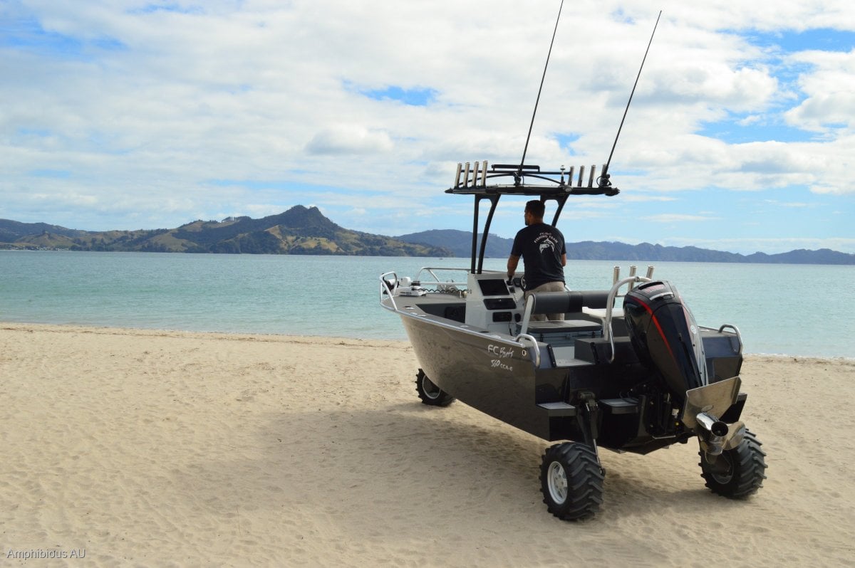 New FC Boats 560 Centre Console Amphibious All Wheel Drive.
