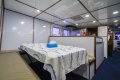 Trawler boat converted to a surf charter
