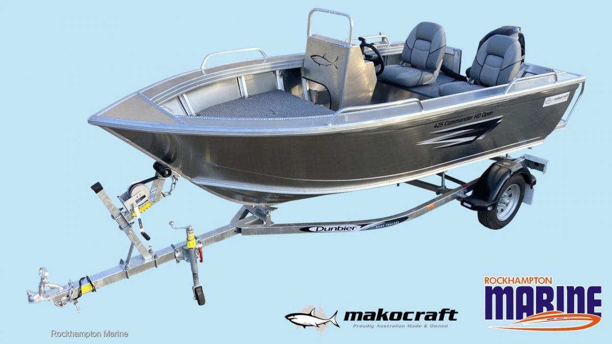 Makocraft Commander 425 Hd Pro Side Console B, M, T PACKAGE FROM ROCKHAMPTON MARINE!!