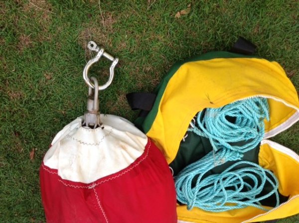 TASMAN 15 Para Anchor and all equipment:Parachute stored in its own bag