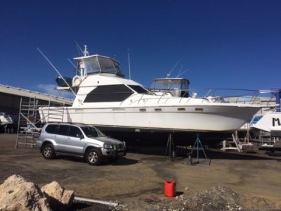 Riverfront 50 Flybridge Westcoast hull Phill Curren superstructure