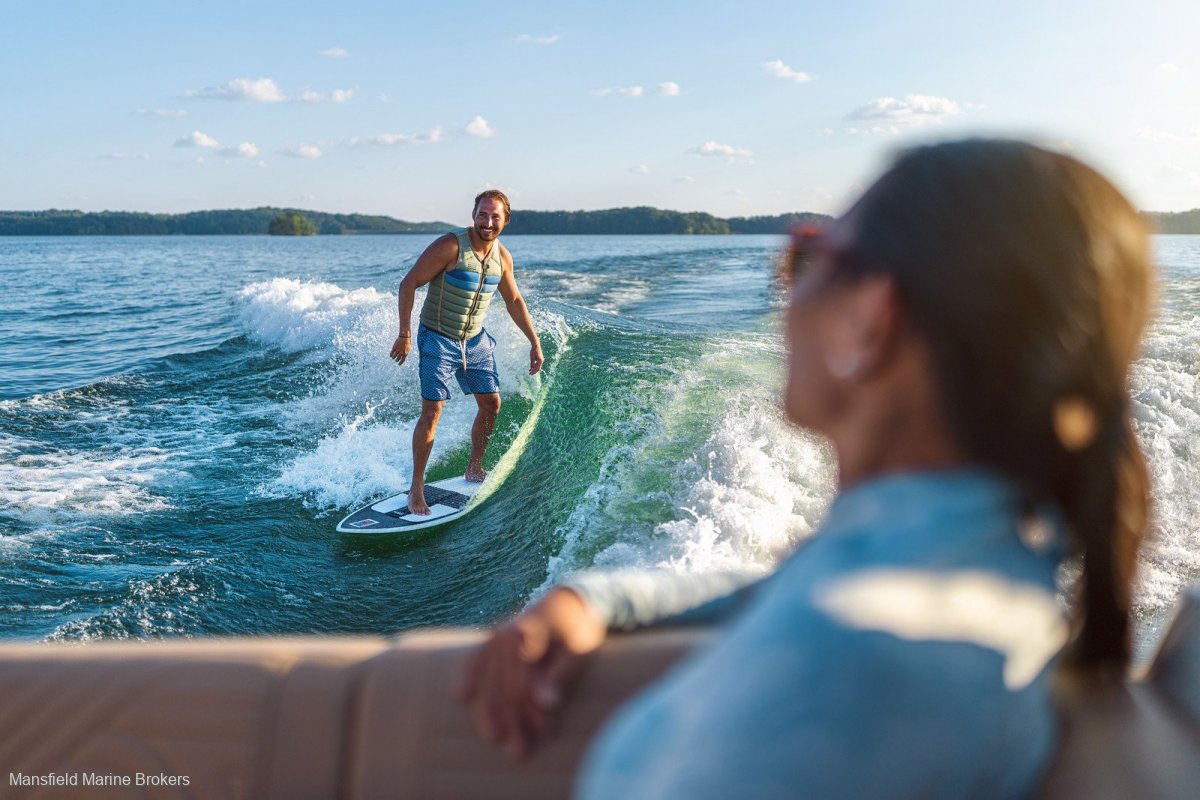 New Sea Ray SDX 250 SURF:Big custom wakes