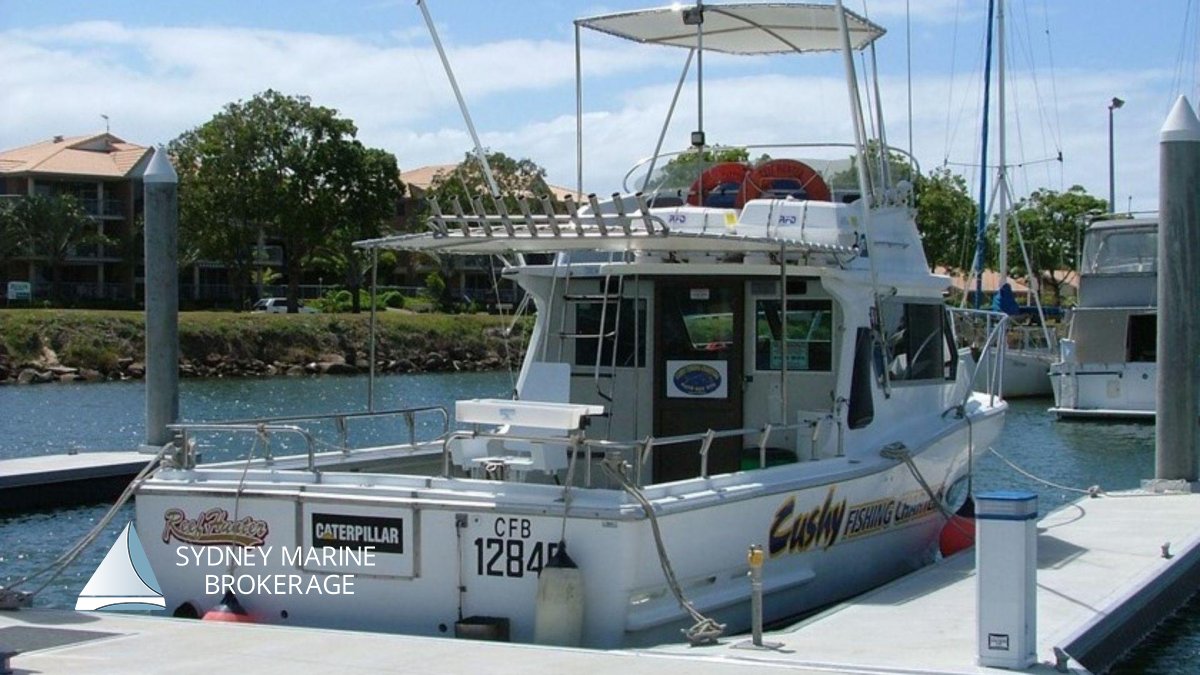 Steber 34 Flybridge Pro-fisher Deep Sea Fishing Charter Boat:2 Sydney Marine Brokerage Steber 34 For Sale