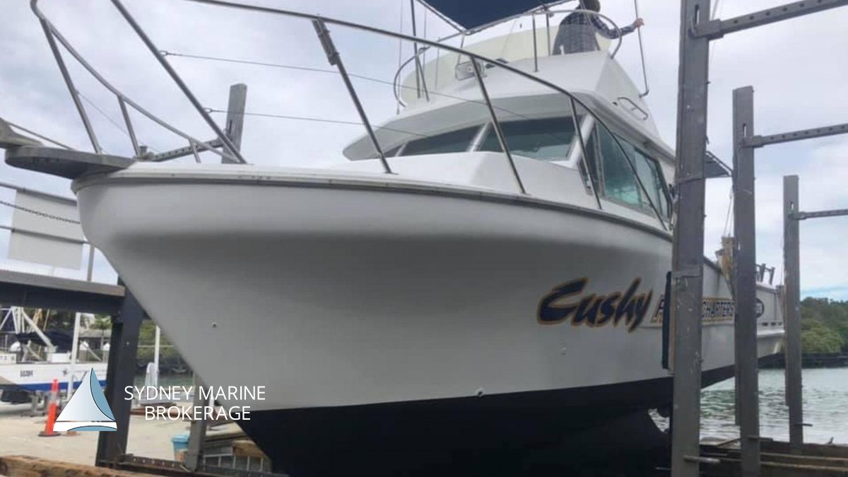 Steber 34 Flybridge Pro-fisher Deep Sea Fishing Charter Boat:3 Sydney Marine Brokerage Steber 34 For Sale