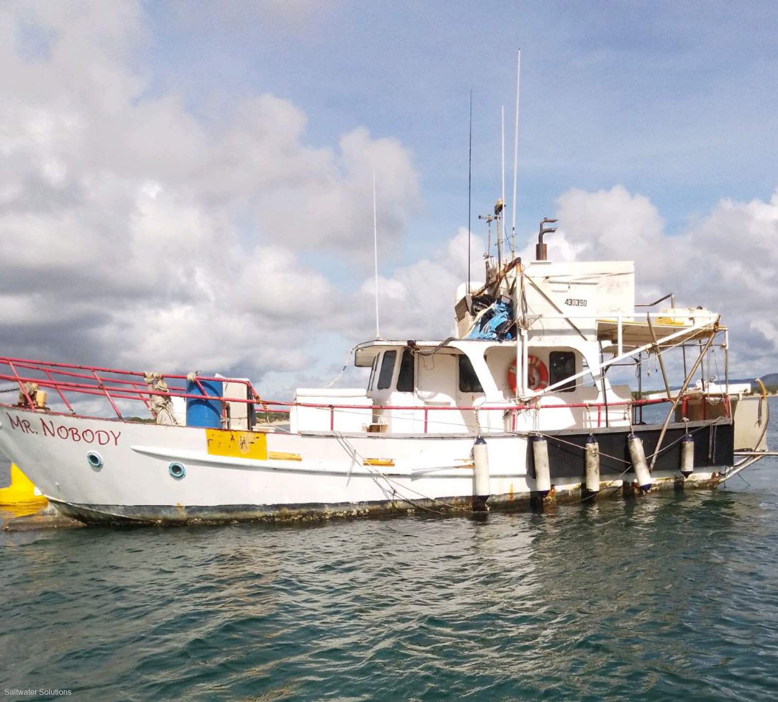 Steel line fishing vessel